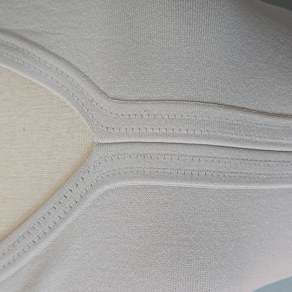 REBECCA TAYLOR Silk Pleated W/ Viscose Blend Top V Neck Midi Dress Gray Sz Small - Picture 4 of 13